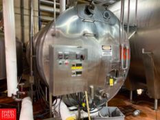 3,500 Gallon (13,248 Liter) Horizontal S/S Tank - Rigging Fee: $4,000