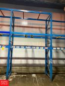 Sections Pallet Racking, Dimensions = 14' Height x 8.5' Width - Rigging Fee: $1,200