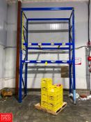 Sections Pallet Racking, Dimensions = 14' Height x 8.5' Width - Rigging Fee: $150