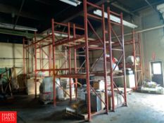 Sections Pallet Racking, Dimensions = 12' Height x 8' Width? - Rigging Fee: $1,250