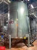 Mueller 4,000 Gallon (15,141 Liter) Jacketed S/S Tank with Vertical Sweep Agitation (BT3) -