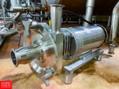 Fristam Centrifugal Pump, Model: FPR722-145, S/N: FPR7221705190 with 3 HP 3,470 RPM Motor -