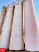 DCI 50,000 Gallon (189,270 Liter) S/S Silo, S/N: 73J1063-2 with Horizontal Agitation - Rigging