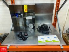 S/S Thermometers, CB Unit and S/S Shelf - Rigging Fee: $60