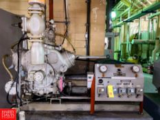 Mycom 100 HP, 8-Cylinder Recypricated Ammonia Compressor - Rigging Fee: $2,500