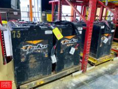 Deka D-Series 36 Volt Batteries - Rigging Fee: $1,000