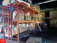 Sections Pallet Racking, Dimensions = 12' Height x 8' Width? - Rigging Fee: $450