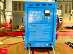 (4) EnerSys EnForceer SCR Plug-In 24 Volt Battery Chargers - Rigging Fee: $400