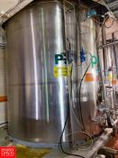 DCI 8,000 Gallon (30,283 Liter) Jacketed S/S Cream Silo, S/N: 83-D-29850 with Vertical Sweep