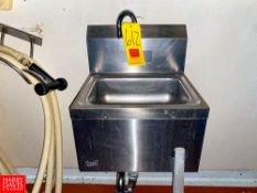 S/S Hand Sink with Knee Controls - Rigging Fee: $250