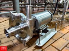 Fristam Centrifugal Pump, Model: FPR721-145, S/N: FPR7211800160 with 1.5 HP 1,765 RPM Motor -