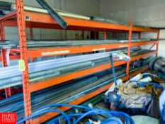 Assorted S/S and PVC Straight Pipe with Rack - Rigging Fee: $1,000