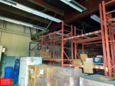 Sections Pallet Racking, Dimensions = 12' Height x 8' Width? - Rigging Fee: $150