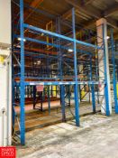 Sections Pallet Racking, Dimensions = 18' Height x 8.5' Width - Rigging Fee: $3,300