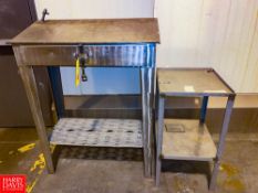 S/S Foreman's Desk and S/S Table - Rigging Fee: $100
