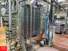 2,100 Gallon (8,000 Liter) HR Milk Pasteurizer Including: APV 4-Zone S/S Frame Plate Heat Exchanger,