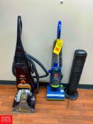 Bissell Steam Cleaner, Hoover Vacuum and Sunbeam Oscillating Fan - Rigging Fee: $50