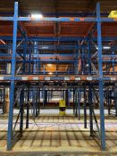 Sections Pallet Racking, Dimensions = 14' Height x 8.5' Width - Rigging Fee: $12,600