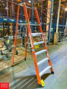 Louisville Featherlite 8' A Frame Fiberglass Ladder - Rigging Fee: $50