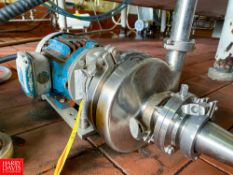 Ampco Centrifugal Pump, Model: C+216MD14T-S, S/N: CC-74061-1-1 with 1 HP 1,765 RPM Motor - Rigging