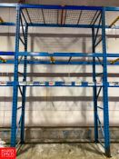 Sections Pallet Racking, Dimensions = 14' Height x 8.5' Width and 18' Height x 8.5' Width