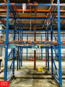 Sections Pallet Racking, Dimensions = 14' Height x 8.5' Width - Rigging Fee: $1,350
