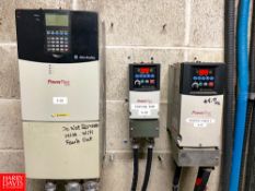 Allen-Bradley PowerFlex 700 and (2) Allen-Bradley PowerFlex 40s - Rigging Fee: $300
