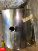 80 Gallon (303 Liters) S/S Tank with Lid - Rigging Fee: $150