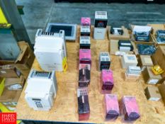 Assorted Allen-Bradley PanelView Plus 1250 PowerFlex Units and Allen-Bradley Electrical Parts