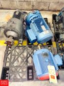 (3) Assorted Motors Rigging fee: $100