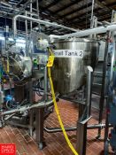 25 Gallon S/S Tank, with (2) RF Capacitance Level Sensors Rigging fee: $250