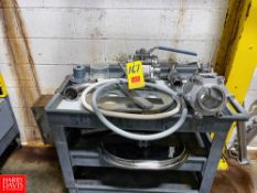 S/S CIP Tank Door, Man Door, Gaskets, 4 Ball Valves, Petcocks and Parts Rigging fee: $100