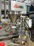2018 All-Fill Powder Filler, Model: B-350E, S/N: 25339 Rigging fee: $450