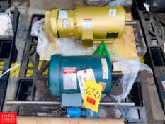 (2) Assorted Motors Rigging fee: $100