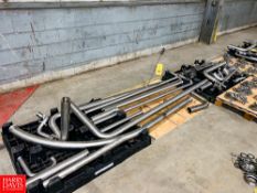75' Assorted S/S Pipe and Assorted S/S Clamps Rigging fee: $200