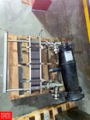 Alfa Lava S/S Plate Heat Exchanger, with Filter and S/S Fittings Rigging fee: $450