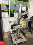 Markem-Imaje Ink Printer, with Portable S/S Base, S/N: US14080240 Rigging fee: $150