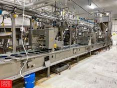 Rademaker S/S Dual Pie Filling Line, with Allen-Bradley PanelView Plus 1250 Touchscreen Controls,