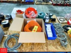 Assorted Cable, Tubing and Clamps Rigging fee: $100