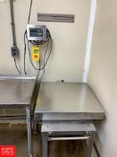 Weigh-Tronix 200 LB Capacity S/S Digital Scale, Model: WI-125, S/N 074279 Rigging fee: $150