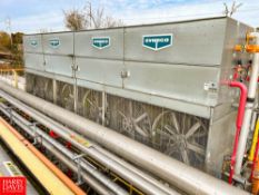 Evapco 6-Fan Evaporative Condenser, Model: PMC-1088E, S/N: 23124. Subject to Confirmation. Located