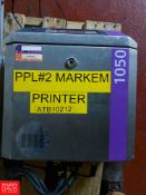 Markem-Imaje Printer, with Bulk Ink Delivery System Mounted on S/S Stand, Model: 1050 Rigging