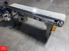 6' Belt Conveyor, with Drive, S/N: 586174 Rigging fee: $250