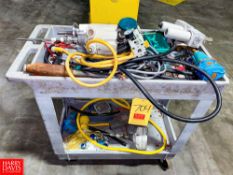 Assorted Numatic Parts and Assorted Valves Rigging fee: $50