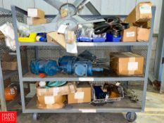Assorted Boiler Parts and Portable Shelves Rigging fee: $100