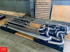 20' Assorted S/S Pipe and Assorted S/S Clamps Rigging fee: $100