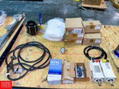 Servo Motors, Automatic Lubricators, Ball Valves, Bearings and Misc. Rigging fee: $75