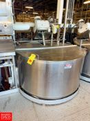 Lee 300 Gallon Jacketed S/S Kettle, Model: 300D75, with Scrape Surface Agitation , S/N: 28578-1-1