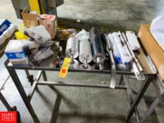 Assorted Rollers, Clamps, Badger Meter and S/S Table Rigging fee: $100