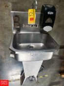 S/S Wash Sink, with Controls Rigging fee: $150